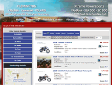Tablet Screenshot of flemingtonyamaha.lotvantage.com